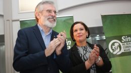 Sinn Feins Gerry Adams og Mary Lou McDonald, foto