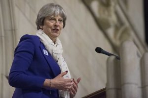 Portrett av statsminister Theresa May, foto