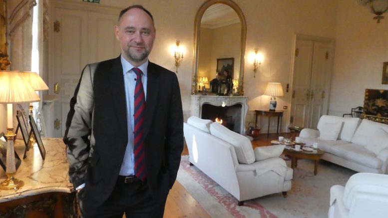 Richard Wood, britisk ambassadør i Norge. Foto.