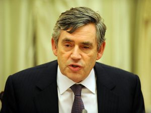 Portrett av Gordon Brown Foto
