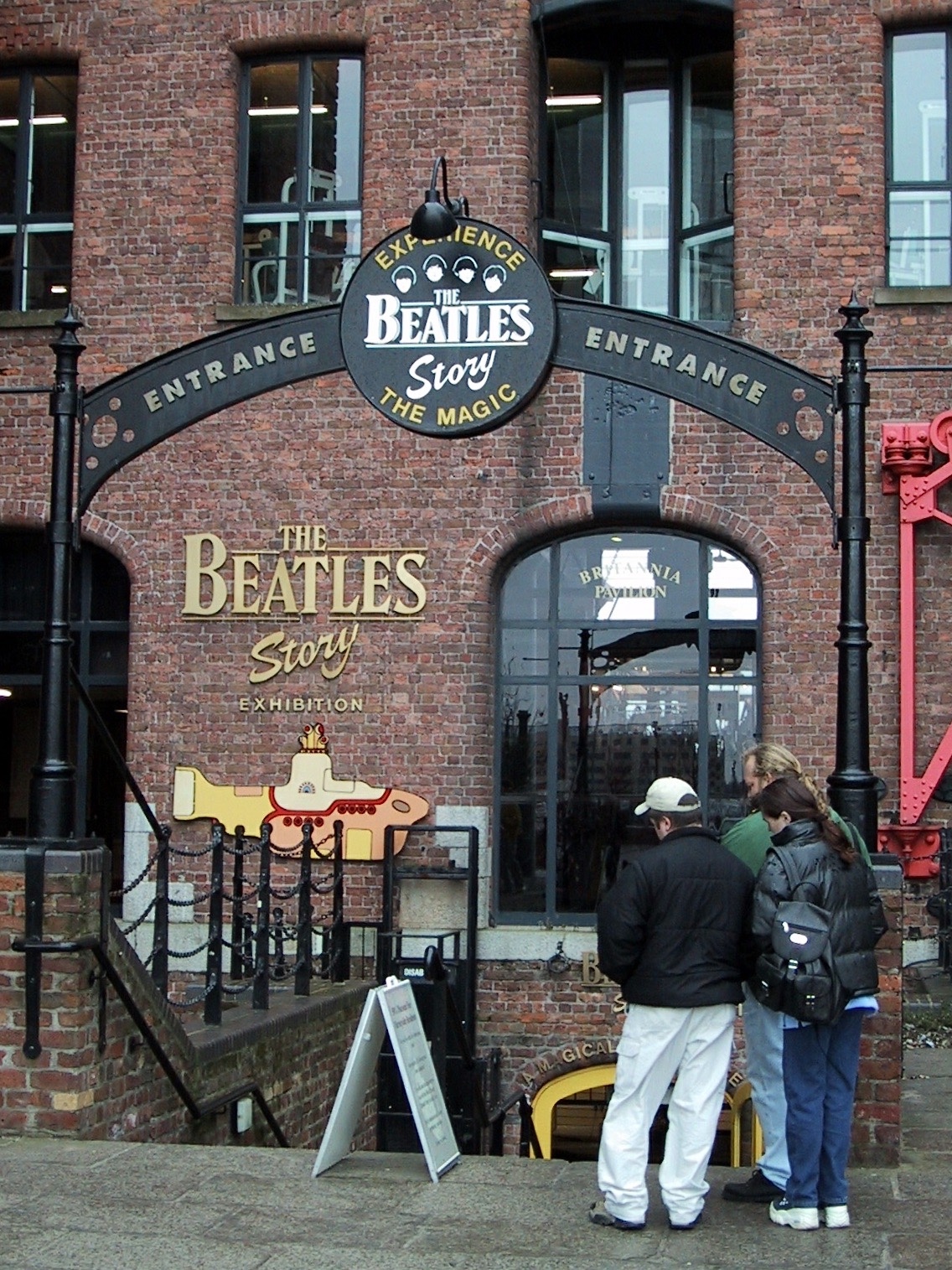 Beatles-museet på havna i Liverpool. Eksteriørbilde