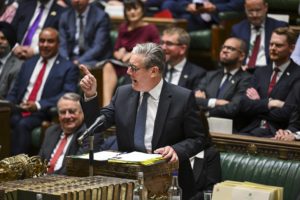 Statsminister Keir Starmer i spørretimen