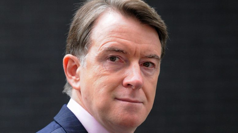 Portrett Peter Mandelson