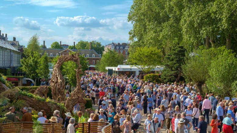 Oversiktsbilde Chelsea Flower show